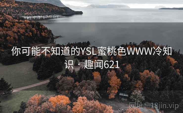 你可能不知道的YSL蜜桃色WWW冷知识 · 趣闻621  第1张