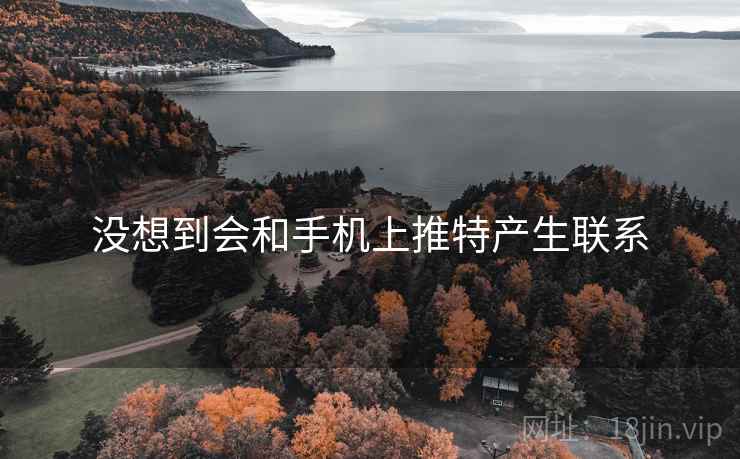 没想到会和手机上推特产生联系  第2张